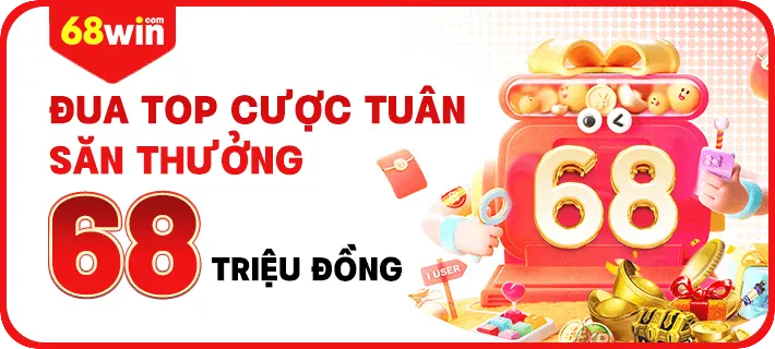 Đua TOP cược tuần săn thưởng 68 triệu đồng